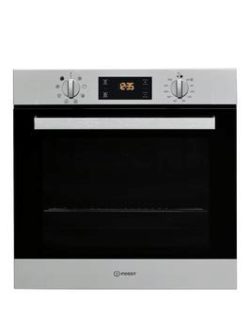 Indesit Aria Ifw6340Ixuk Built-In Double Electric Oven - Stainless Steel - Oven With Installation